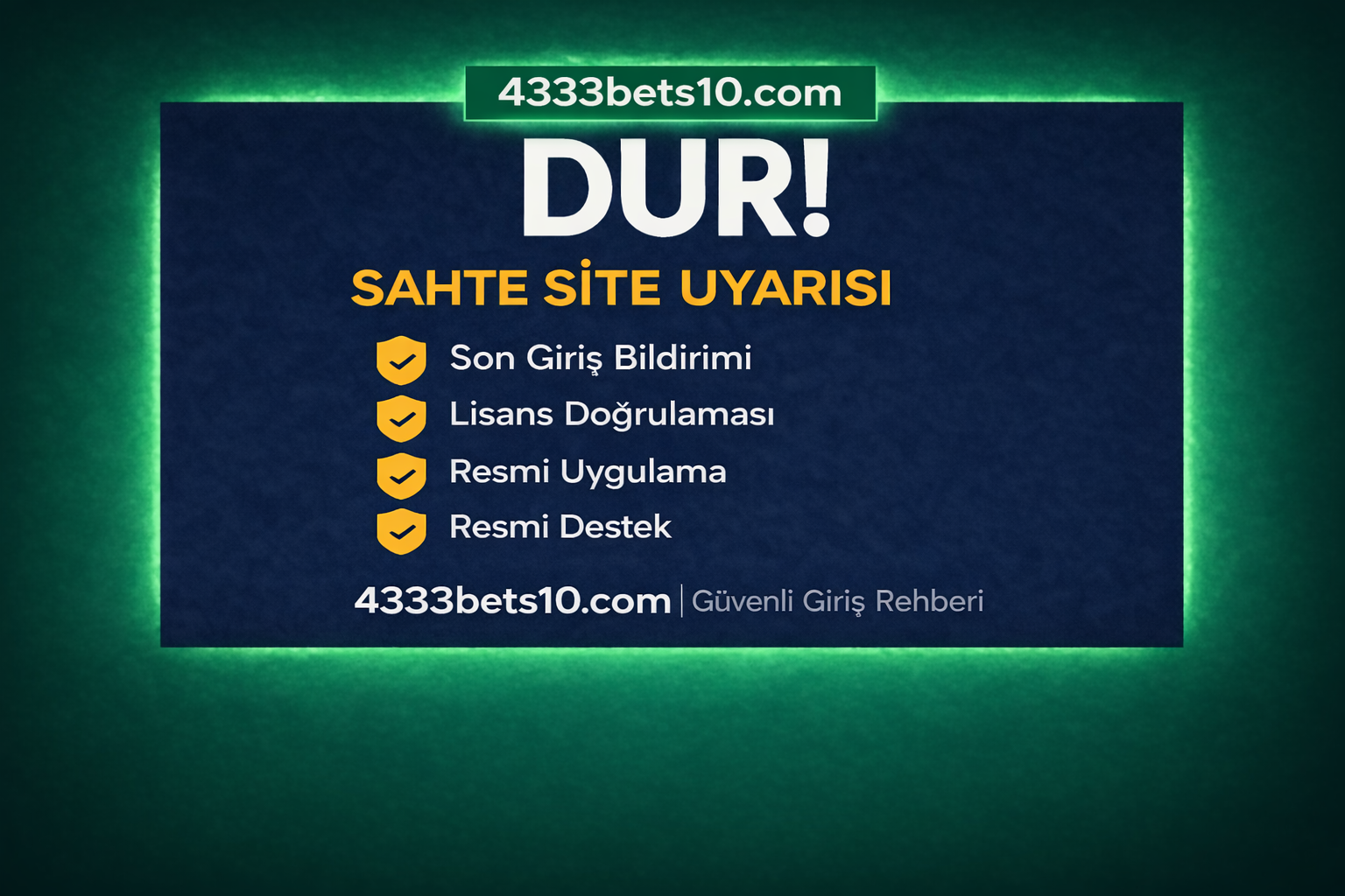 Sahte Site Uyarısı! Bets10 Güvenli Giriş